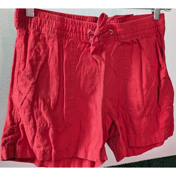 Nautica Womens Size S Small (30"X5") Pull On shorts Red Casual Beach (311m) - Picture 1 of 3